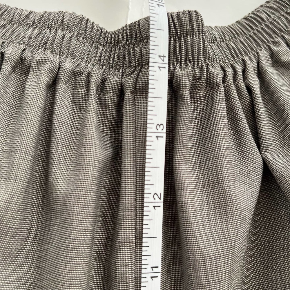 ESKANDAR VIRGIN WOOL TROUSERS WIDE LEG PANTS WITH ELASTIC WAIST WOMEN SIZE  S - Picture 13 of 16